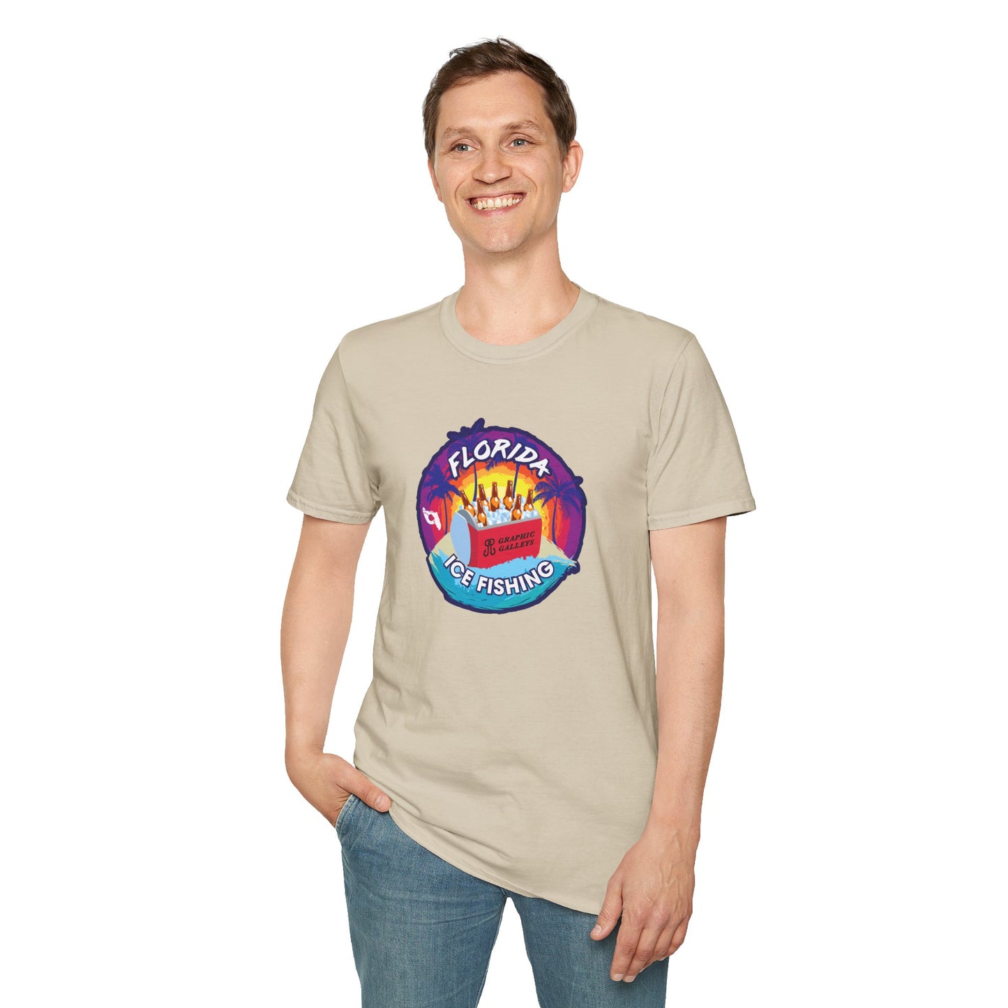 Florida Ice Fishing Humor T-Shirt