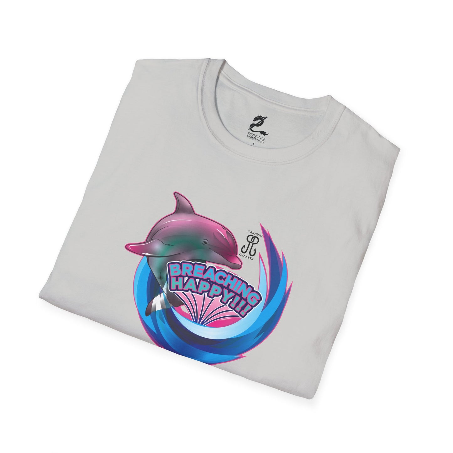 Breaching Happy Dolphin T-Shirt