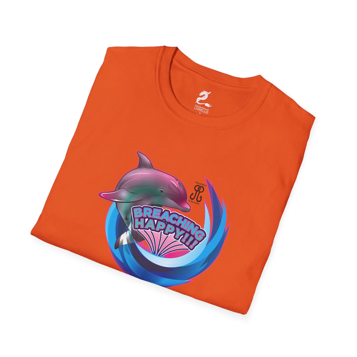 Breaching Happy Dolphin T-Shirt