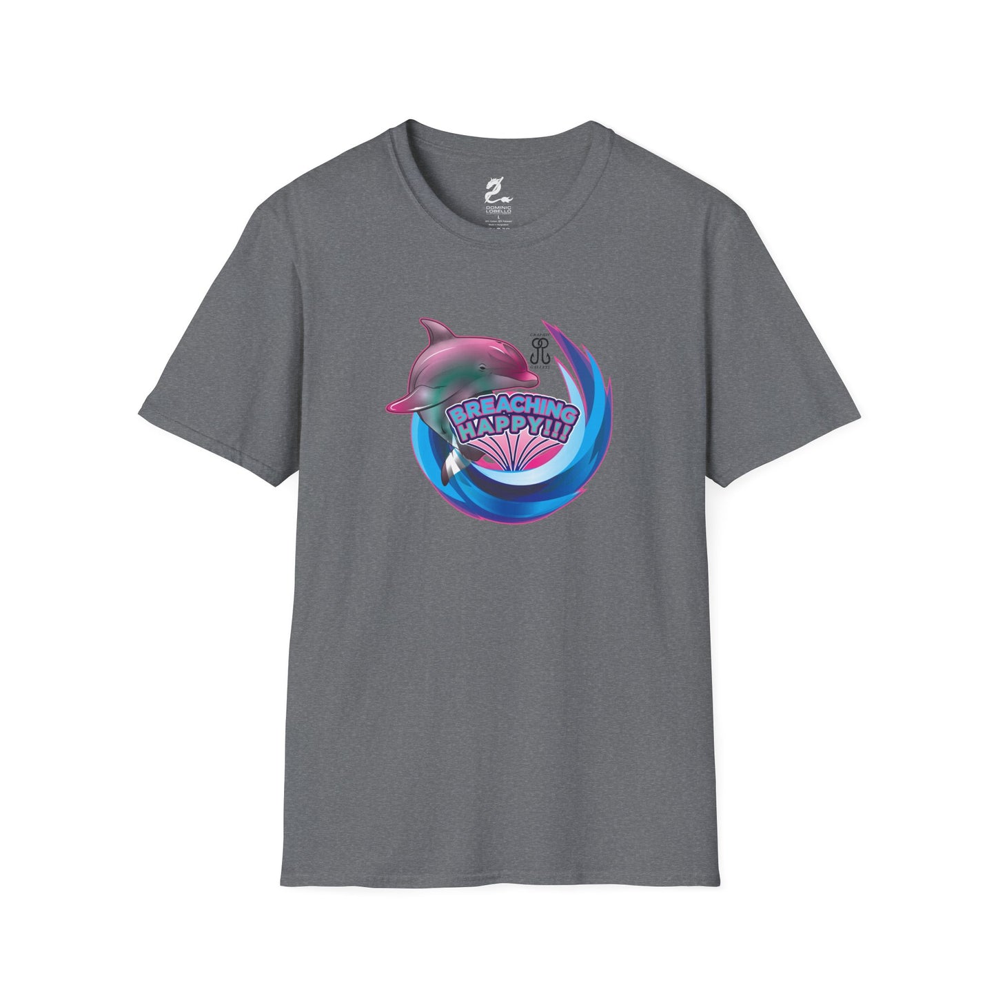 Breaching Happy Dolphin T-Shirt