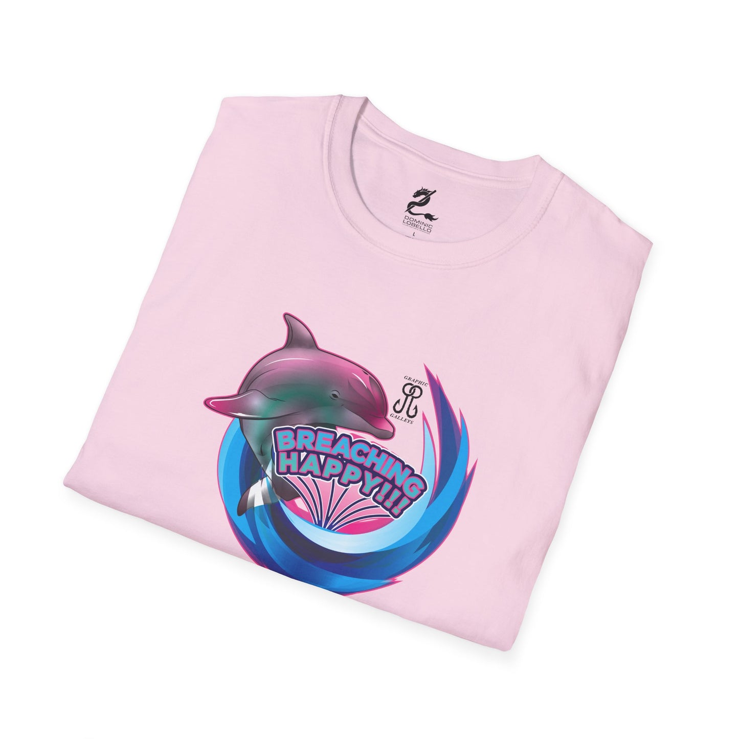 Breaching Happy Dolphin T-Shirt