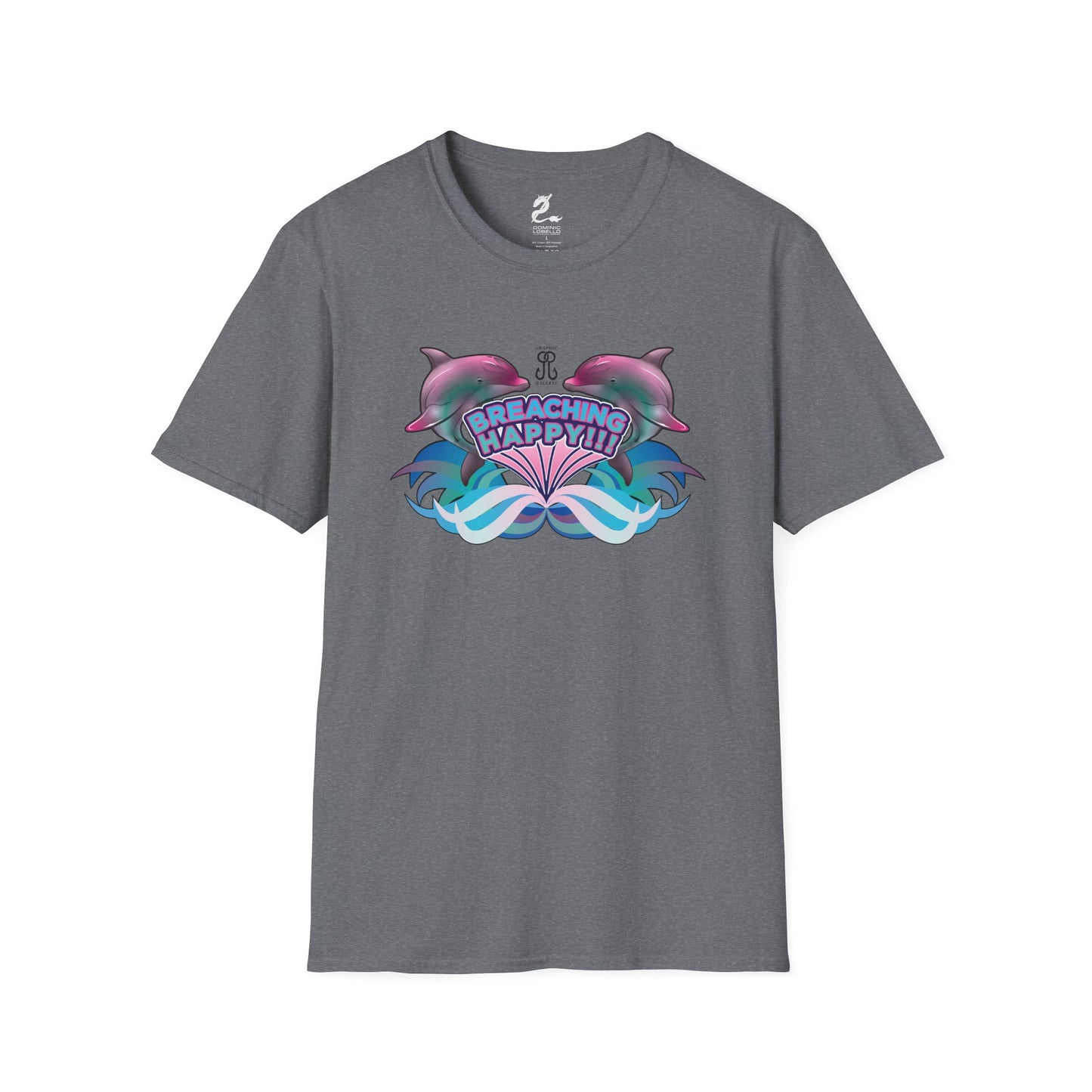 2 Breaching Happy Dolphins T-Shirt