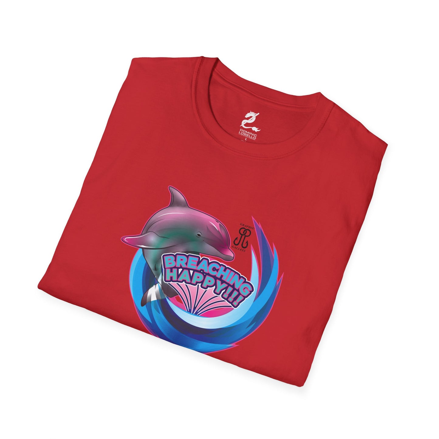 Breaching Happy Dolphin T-Shirt