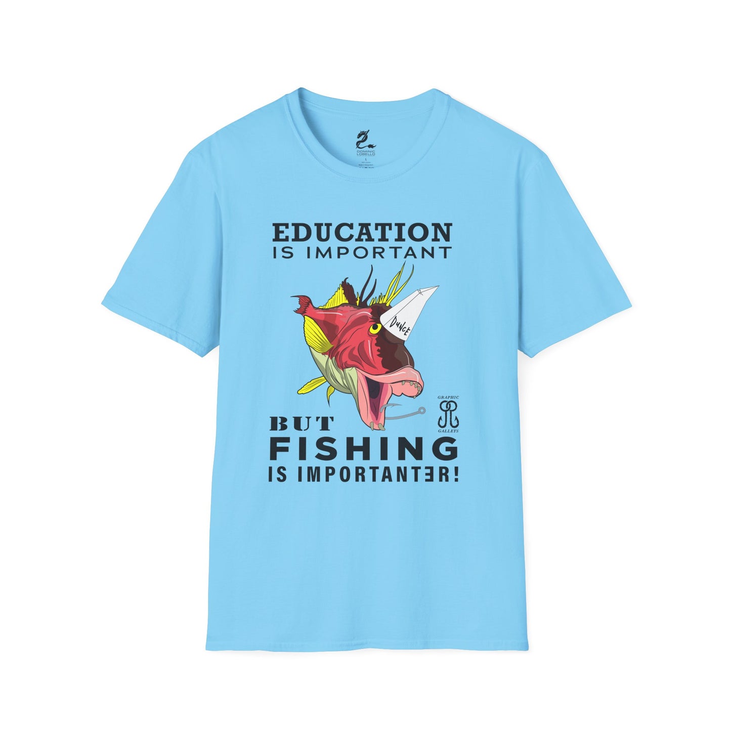 Fishing is Importanter Unisex Softstyle T-Shirt
