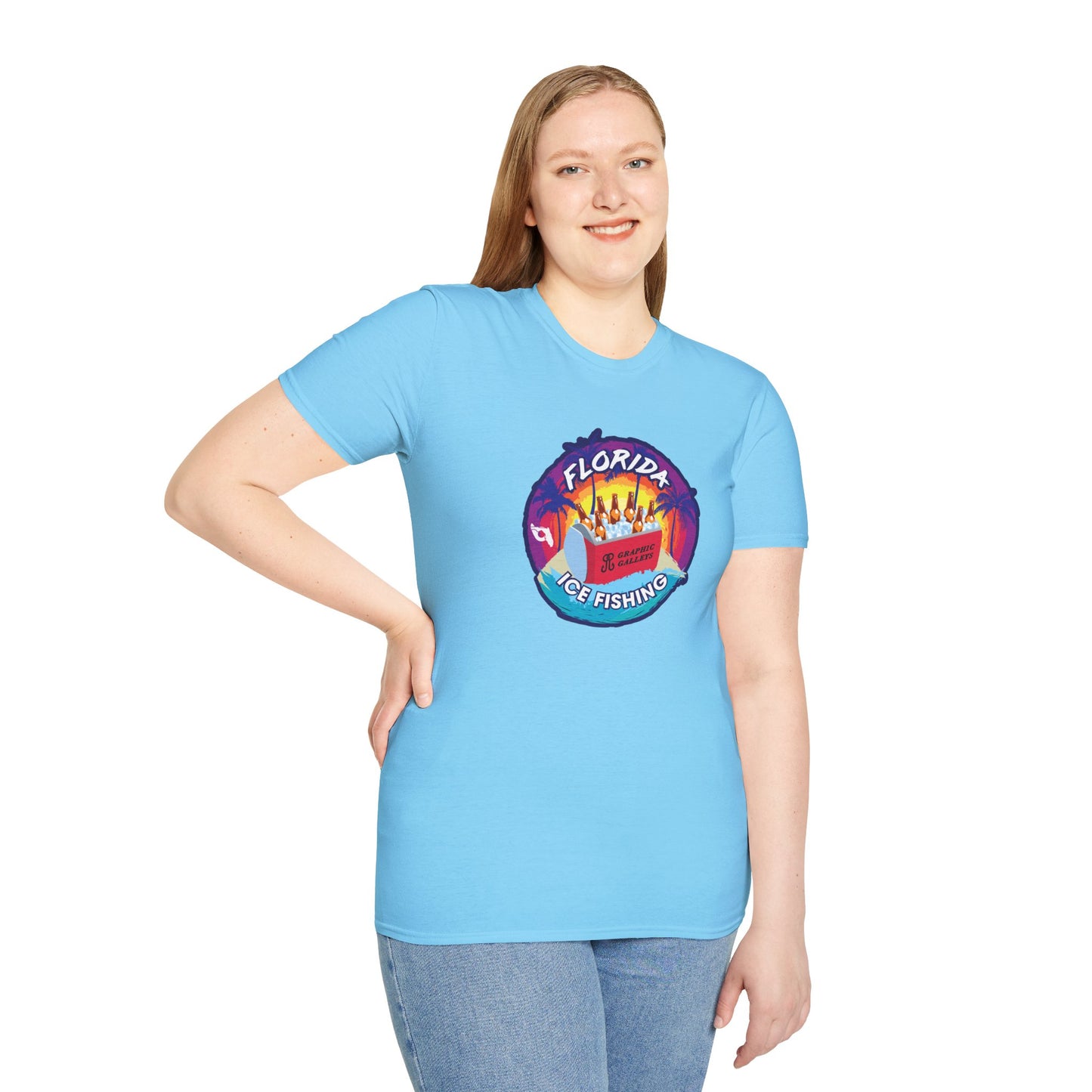 Florida Ice Fishing Humor T-Shirt