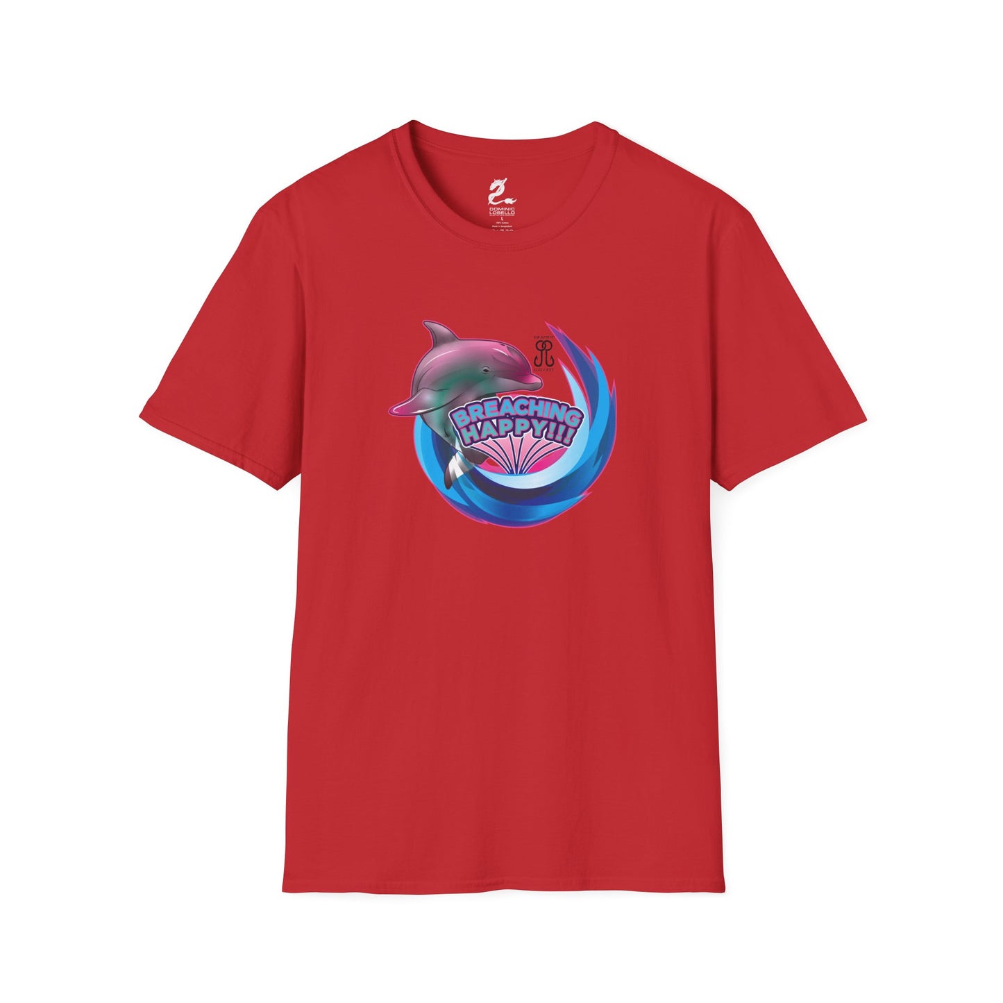 Breaching Happy Dolphin T-Shirt